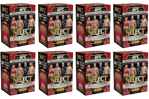 2022 Panini Select UFC Blaster Box 8x Lot