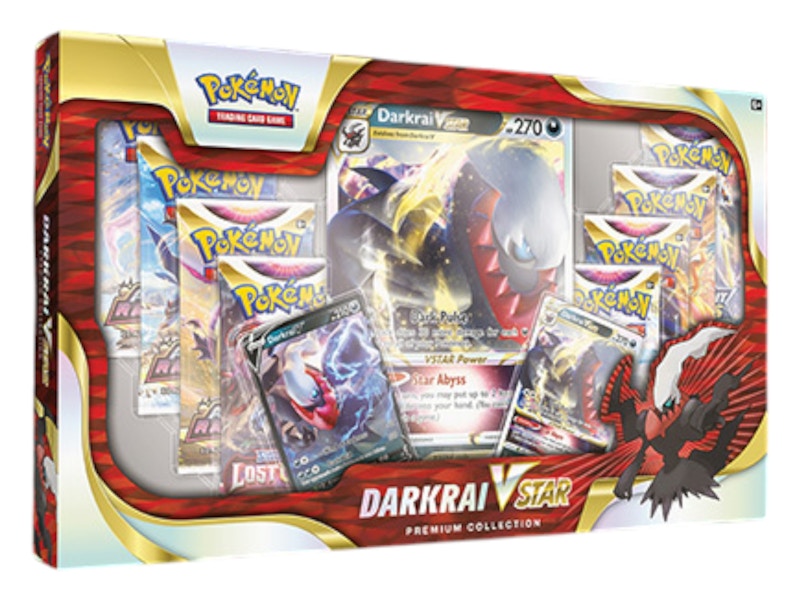 2022 Pokémon Sword & Shield Darkrai VSTAR Premium Collection Box