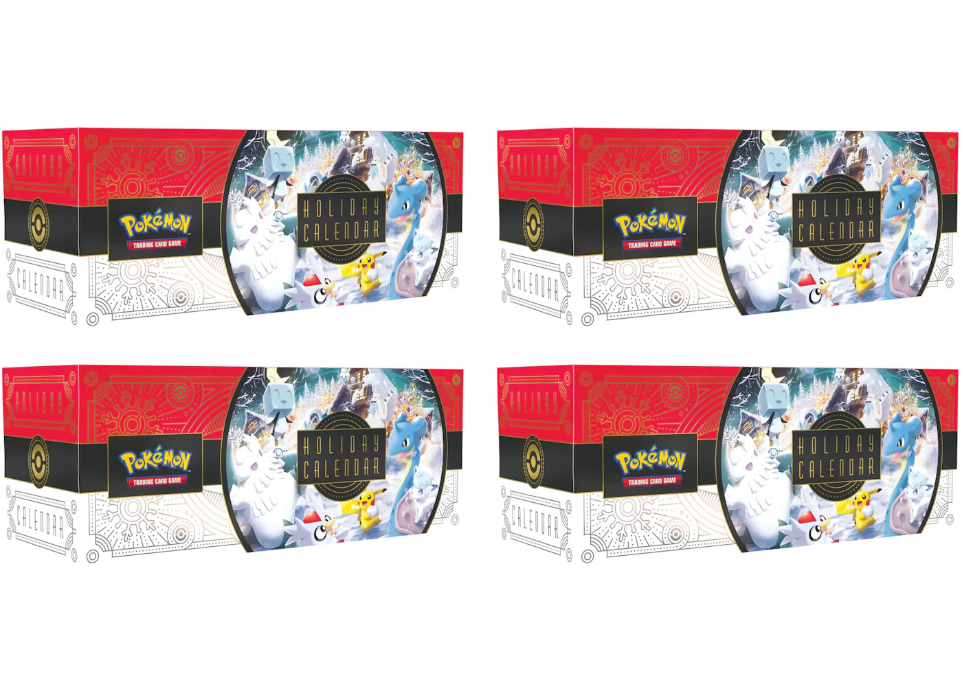 2022 Pok mon TCG Holiday Advent Calendar 4x Lot 2022 US 2022-pok-mon-tcg-holiday-advent-calendar-4x-lot-2022-us