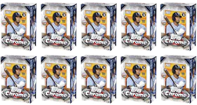 2022 Topps Chrome Baseball Blaster Box 10x Lot
