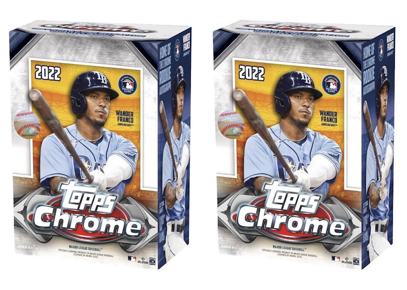 2022 Topps Chrome Baseball Blaster Box 2x Lot - 2022 - US