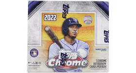 2022 Topps Chrome Baseball HTA Hobby Jumbo Box (Bonus Pack Not Included)
