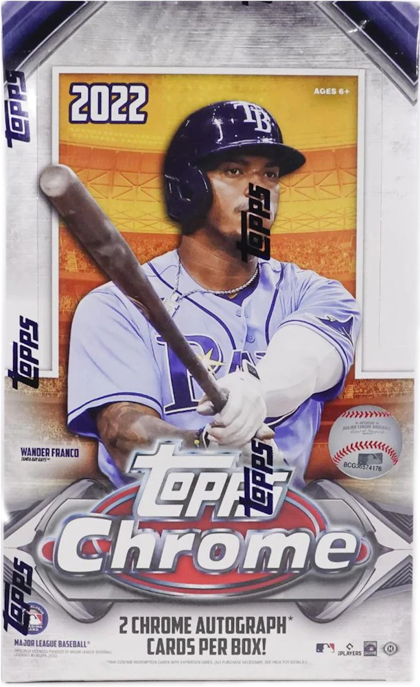 18 Topps Chrome MLB Baseball Value Box Trading Cards 