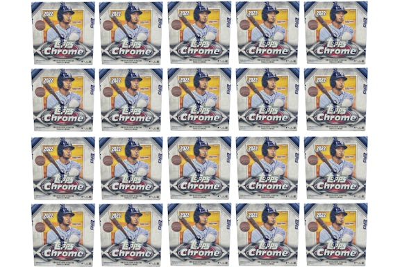 2022 Topps Chrome Baseball Mega Box 20x Lot