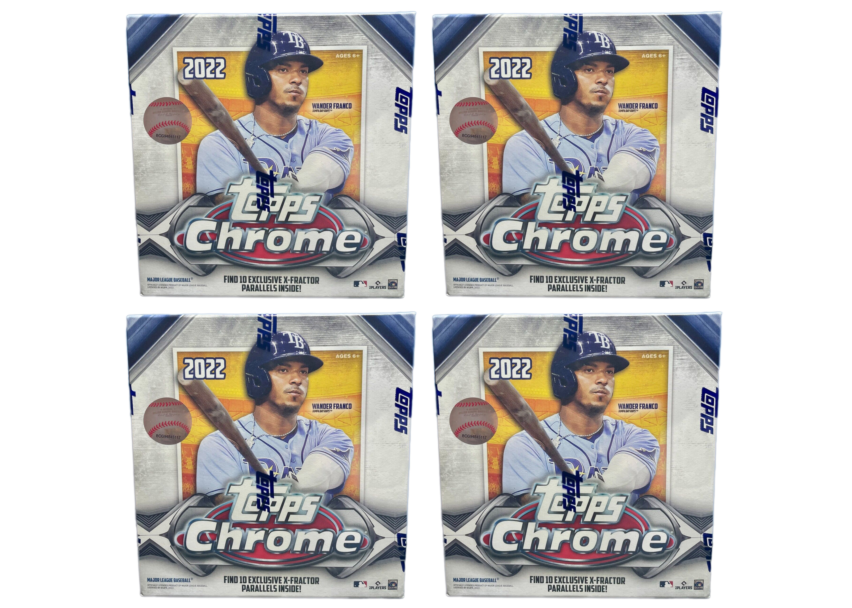 2022 Topps Chrome Baseball Mega Box 4x Lot - 2022 - US