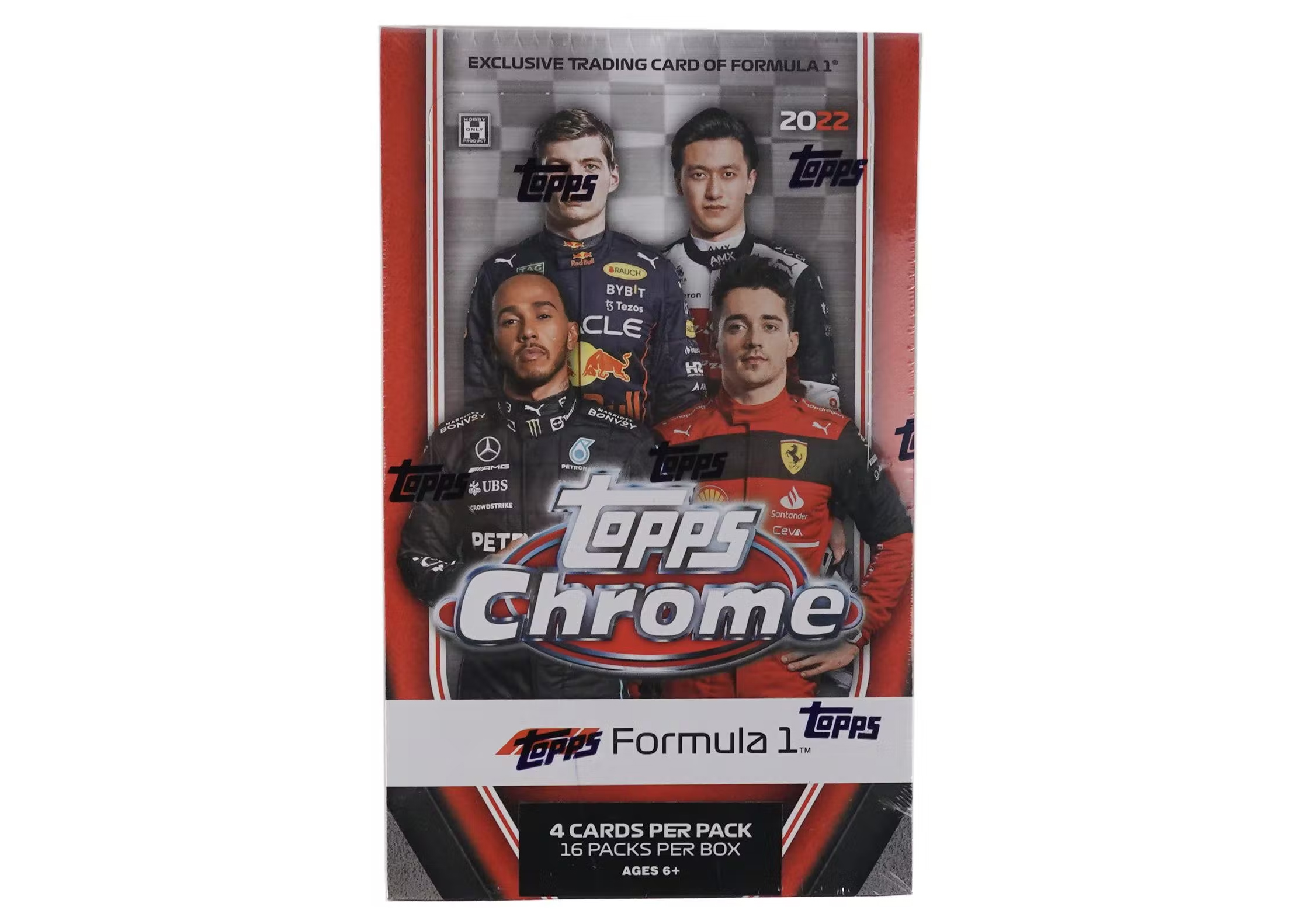 2022 Topps Chrome Formula 1 Racing Hobby Lite Box (16 Packs