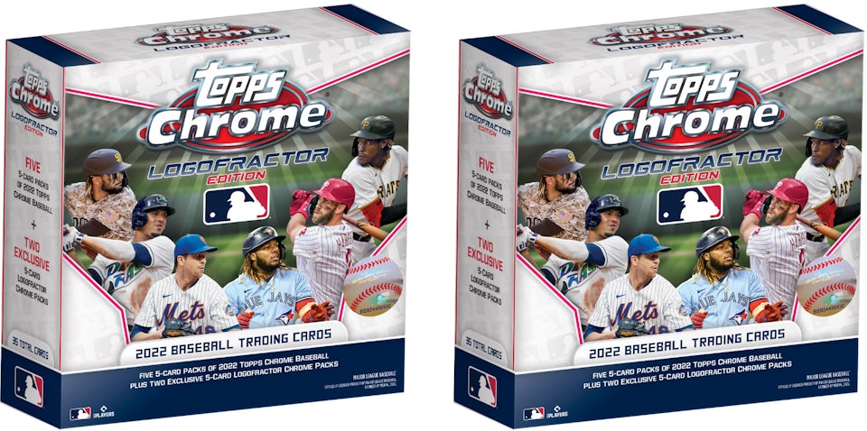 2022 Topps Chrome Baseball Logofractor Edition Mega Box