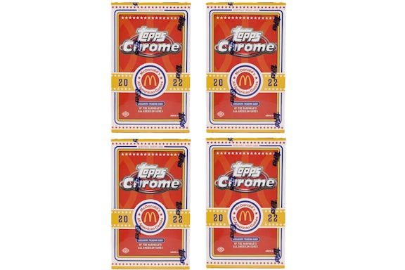 2022 Topps Chrome McDonald's All American Basketball Hobby Box 4x lotto