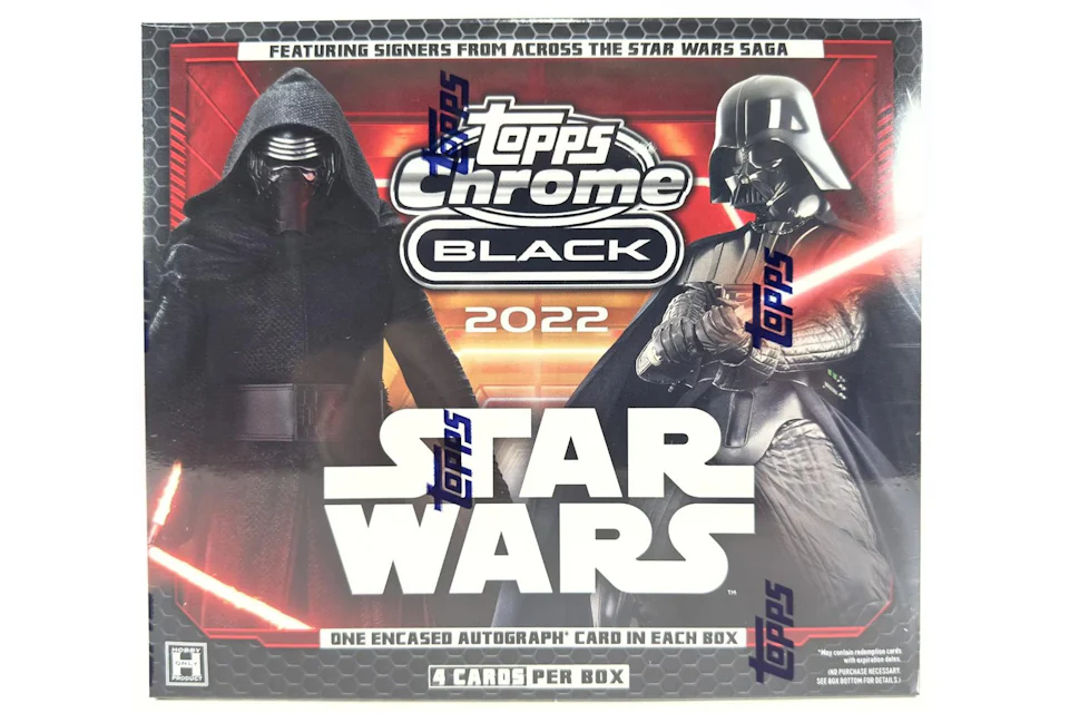 2022 Topps Chrome Star Wars Black Hobby Box