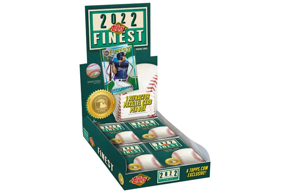 2022 Topps Finest Flashbacks Baseball Hobby Box