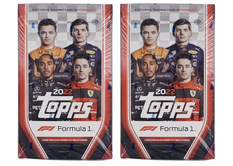 2022 Topps Formula 1 Racing Hobby Box 2x Lot