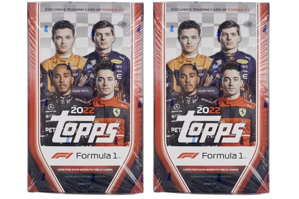 2022 Topps Formula 1 Racing Hobby Box 2x Lot - 2022 - US