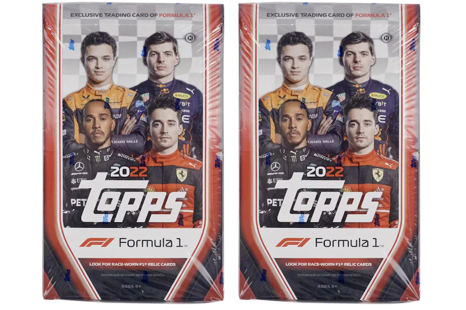 2022 Topps Formula 1 Racing Hobby Box 2x Lot - 2022 - KR