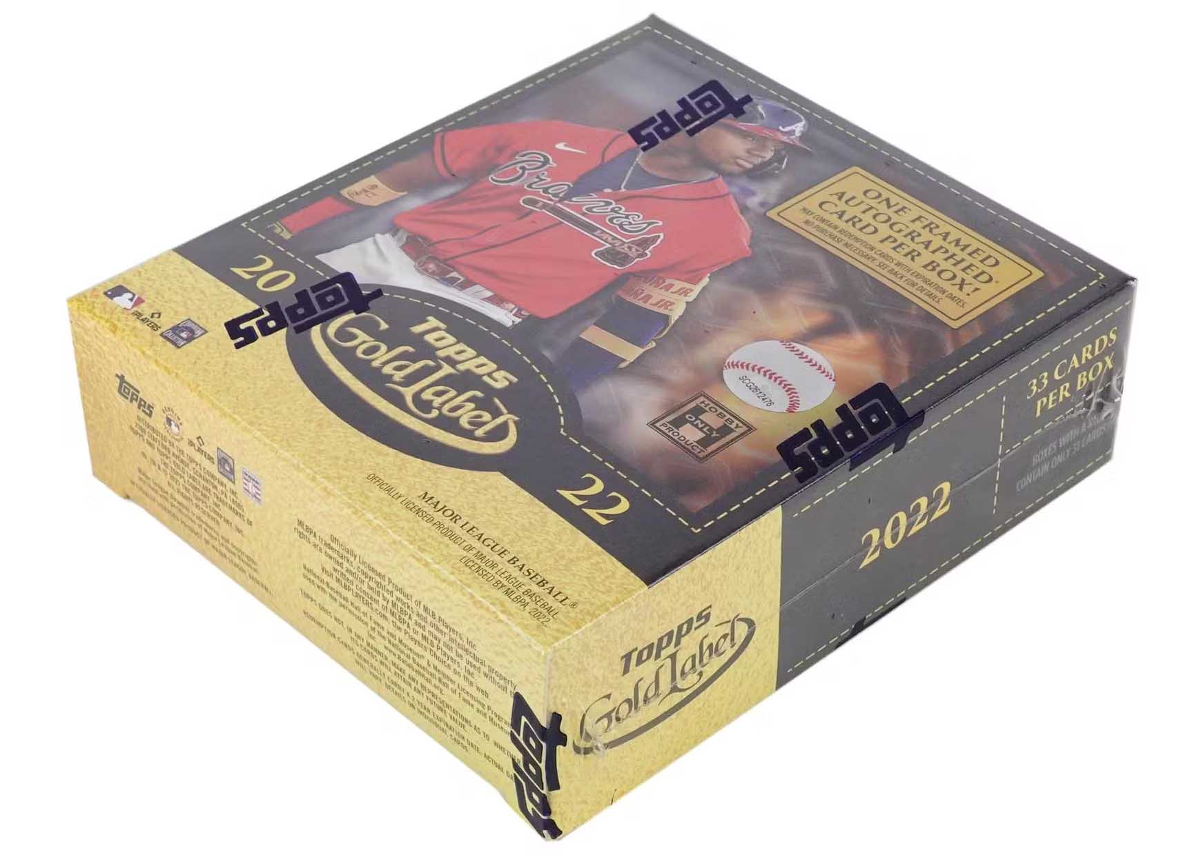 2022 Topps Gold Label Baseball Hobby Box (33 Card Count)
