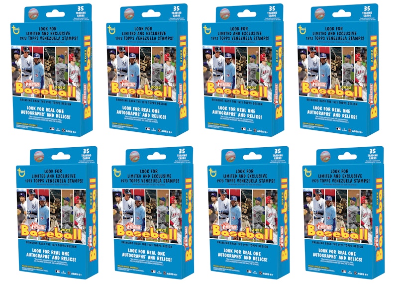 2022 Topps Heritage Baseball Hanger Box 8x Lot 2022 GB