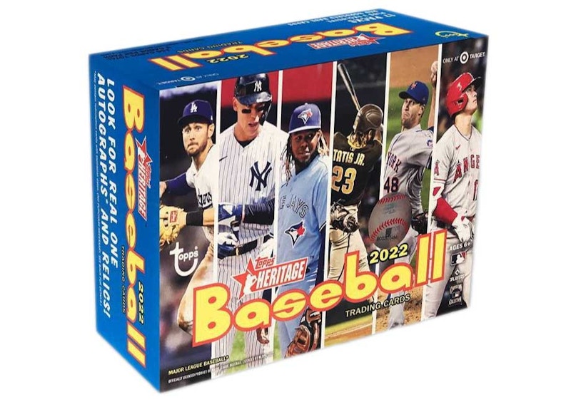 2022 Topps Heritage Baseball Target Mega Box (17 Packs) 2022 KR