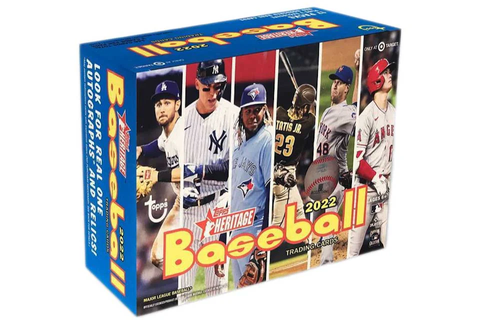 2022 Topps Heritage Baseball Target Mega Box (17 Packs)