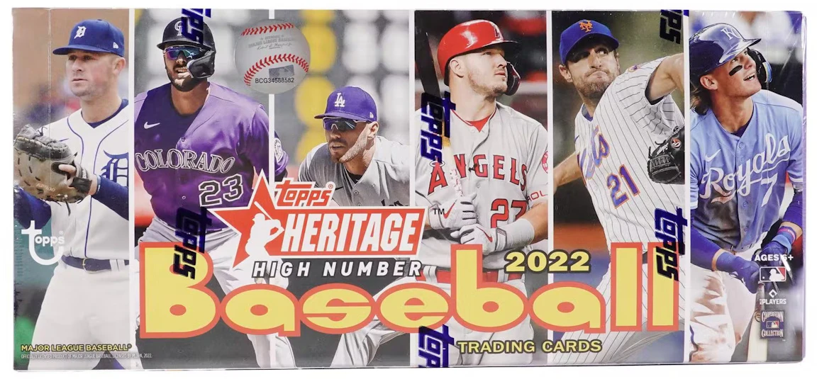 2022 Topps Heritage High Number Baseball Hobby Box 2022 US