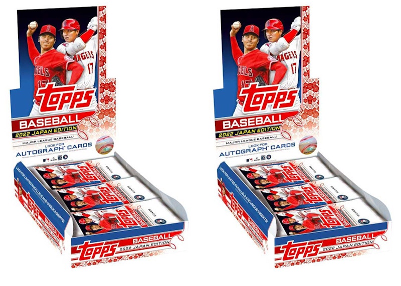 2022 Topps Japan Edition Baseball Hobby Box 2x Lot - 2022 - US