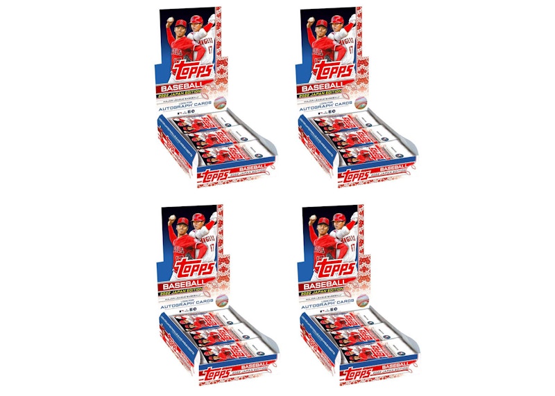 2022 Topps Japan Edition Baseball Hobby Box 4x Lot - 2022 - CN