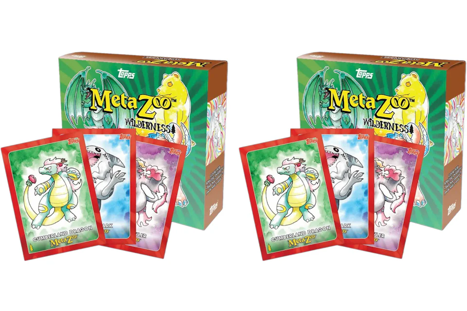 2022 Topps MetaZoo TCG Wilderness Series 1 (30-Card Box) 2x Lot