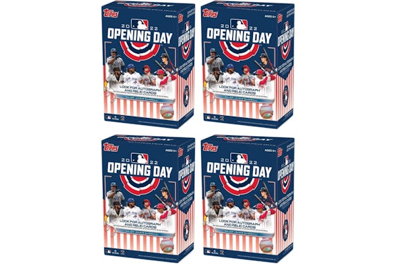 2022 Topps Opening Day Baseball Blaster Box 4x Lot
