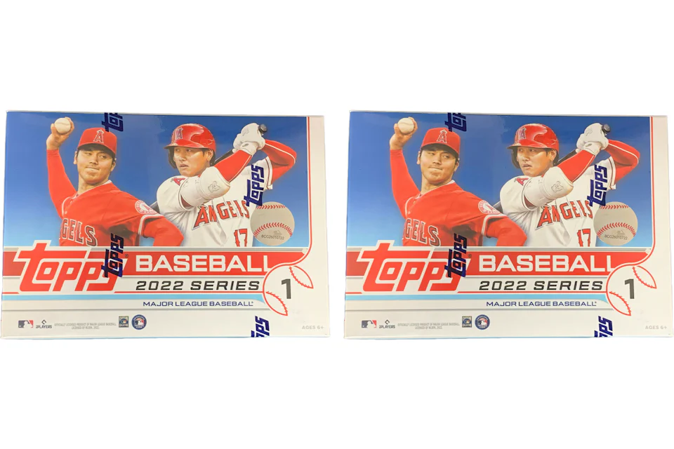 2022 Topps Series 1 Baseball Target Mega Box (Rectangular Box) 2x Lot