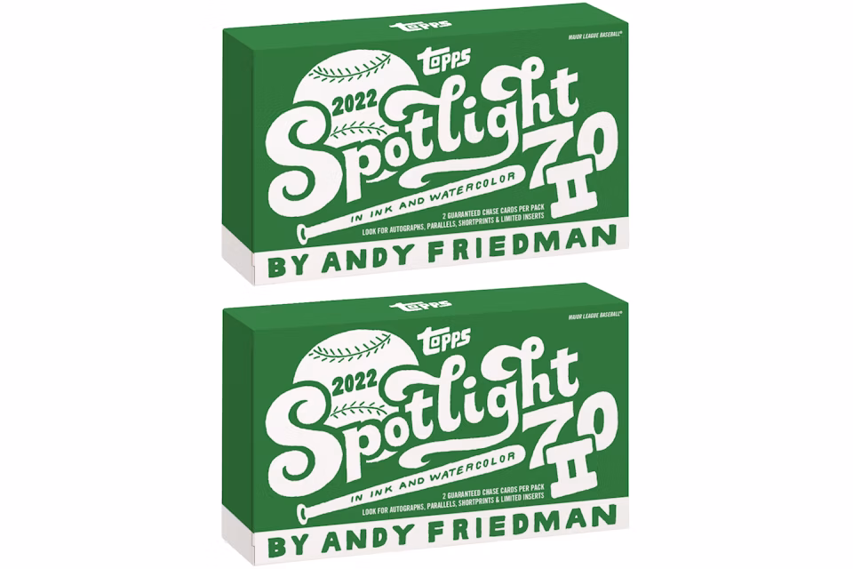 2022 Topps Spotlight 70 Series 2 by Andy Friedman Baseball Box 2x Lot