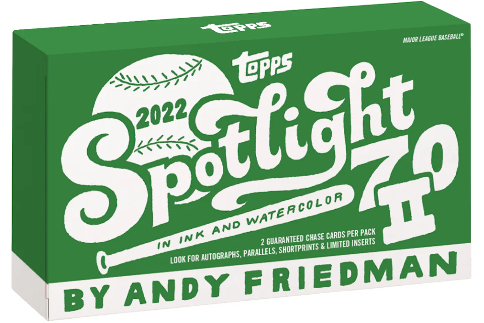 2022 Topps Spotlight 70 Series 2 by Andy Friedman Baseball Box