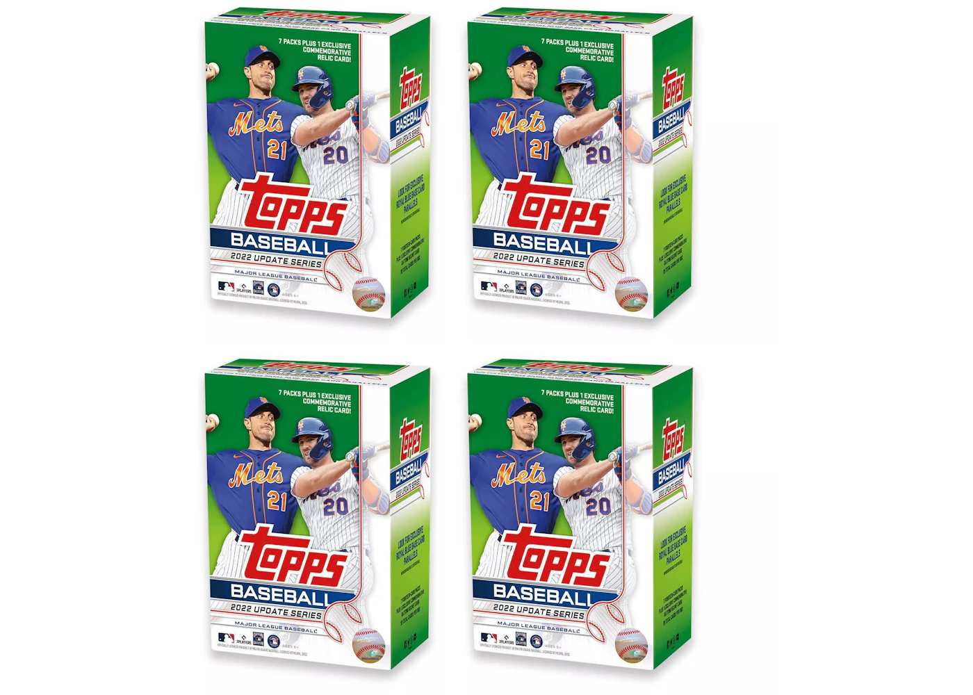 2025 Topps Update Series Baseball Blaster Box 4x Lot 2025 GB