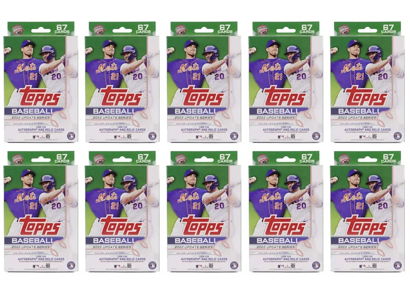 2022 Topps Update Series Baseball Hanger Box 10x Lot 2022 FR
