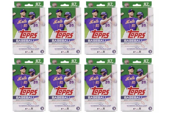 2022 Topps Update Series Baseball Hanger Box 8x Lot