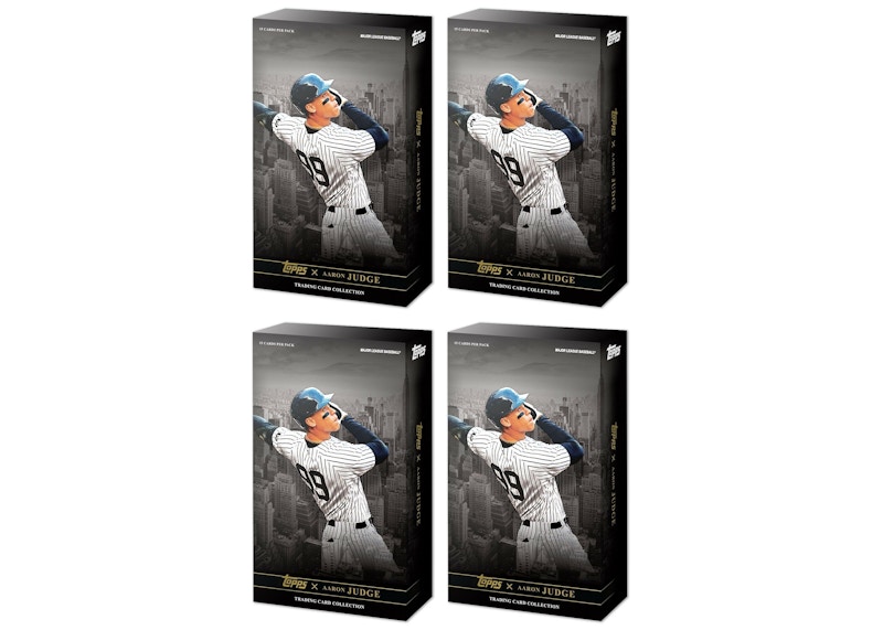 2022 Topps x Aaron Judge Baseball Curated Set 4x Lot - 2022 - US