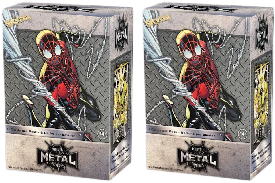 2022 Upper Deck Marvel Metal Universe Blaster Box 2x Lot