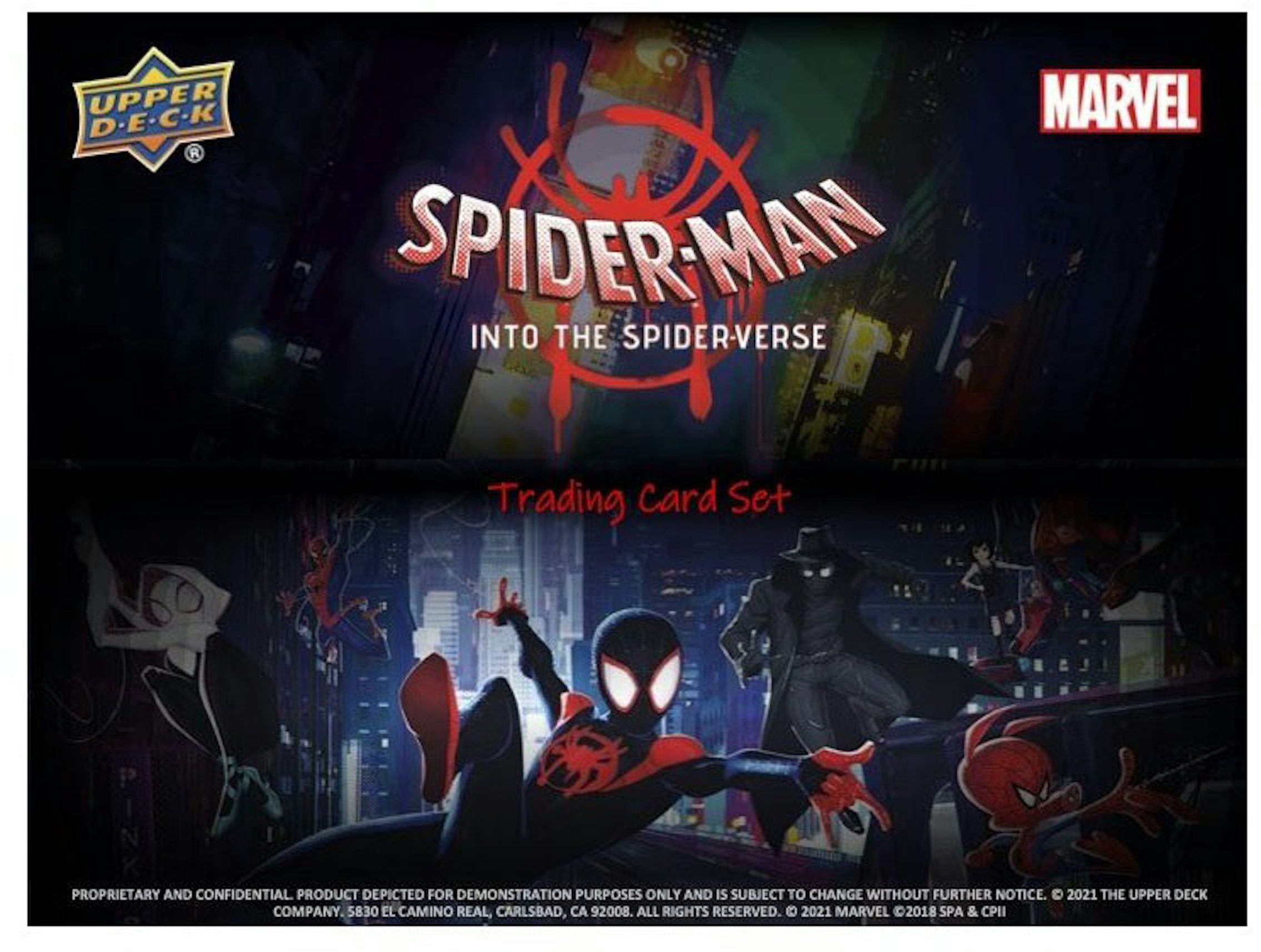 Marvel Spider-Man Into the Spider-Verse Trading Cards Hobby Box