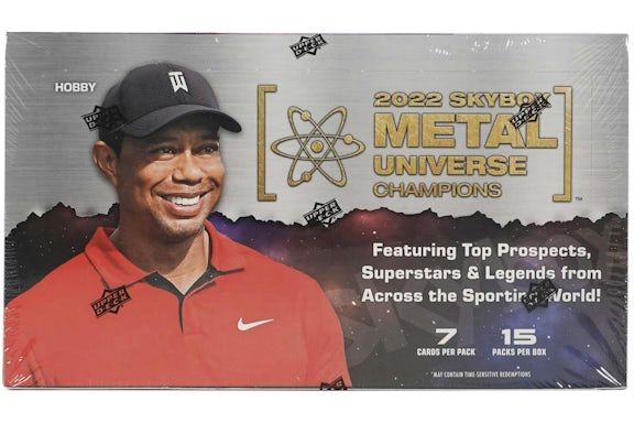 2022 Upper Deck Skybox Campeones del Universo Metálico Hobby Box