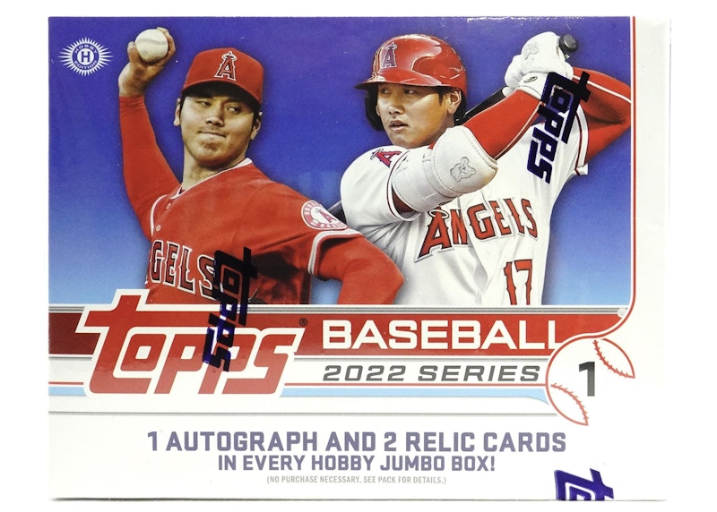 2022 Topps Series 1 Baseball HTA Jumbo Box