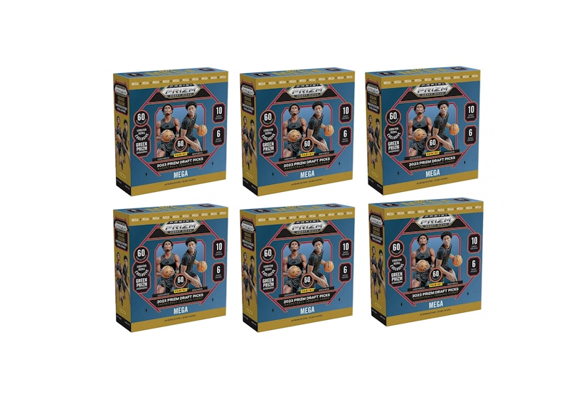 20232024 Panini Prizm Draft Picks Basketball Green Prizim Mega Box 6x