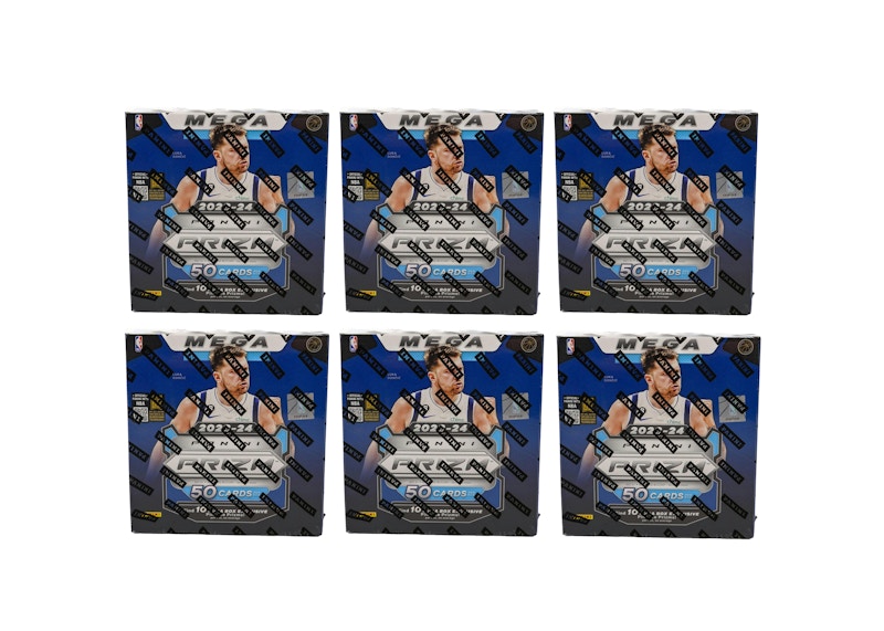 2023-24 Panini Prizm Basketball Mega Box (Pink Prizms) 6x Lot 