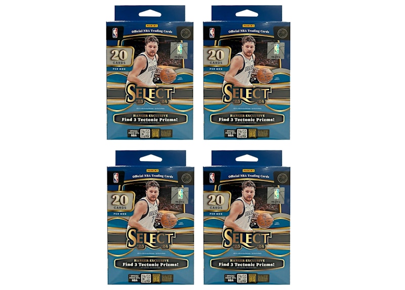 2023-24 Panini Select Basketball Hanger Box (Tectonic Prizms) 4x Lot