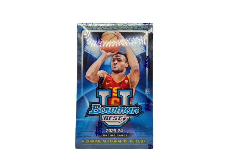 2023-24 Topps Bowman University Best Basketball Hobby Box - 2023 