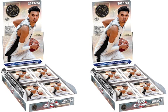 2023-24 Topps Chrome Basketball Hobby Box (2x Lote)