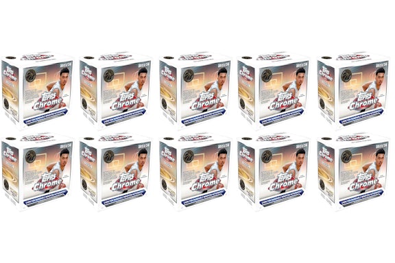 2023-24 Topps Chrome Basketball Monster Box (lote 10x)