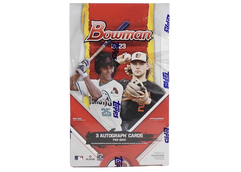 2023 Bowman Baseball HTA Hobby Jumbo Box (3 Autos) 2023 US
