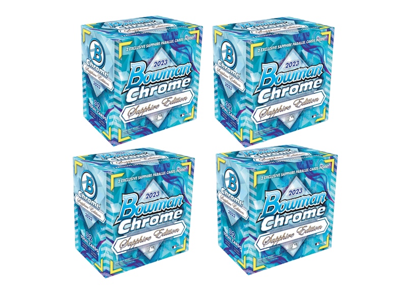2023 Bowman Chrome Sapphire Baseball Hobby Box 4x Lot 2023 US