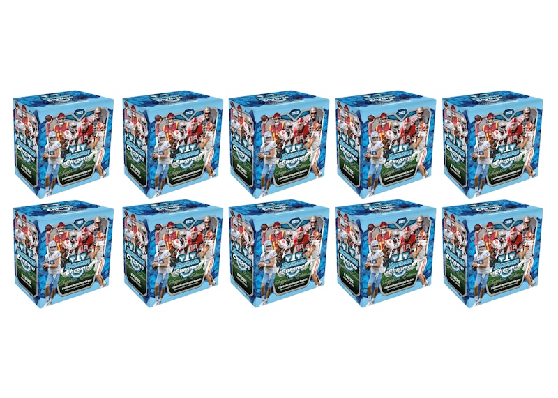 2023 Bowman University Chrome Sapphire Football Hobby 10x Lot 2023 GB