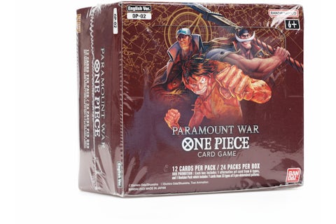 2023 One Piece Card Game Paramount War Booster Box OP 02-English - 2023 - US 2023 One Piece Card Game Paramount War Booster Box OP 02-English - 2023 - US