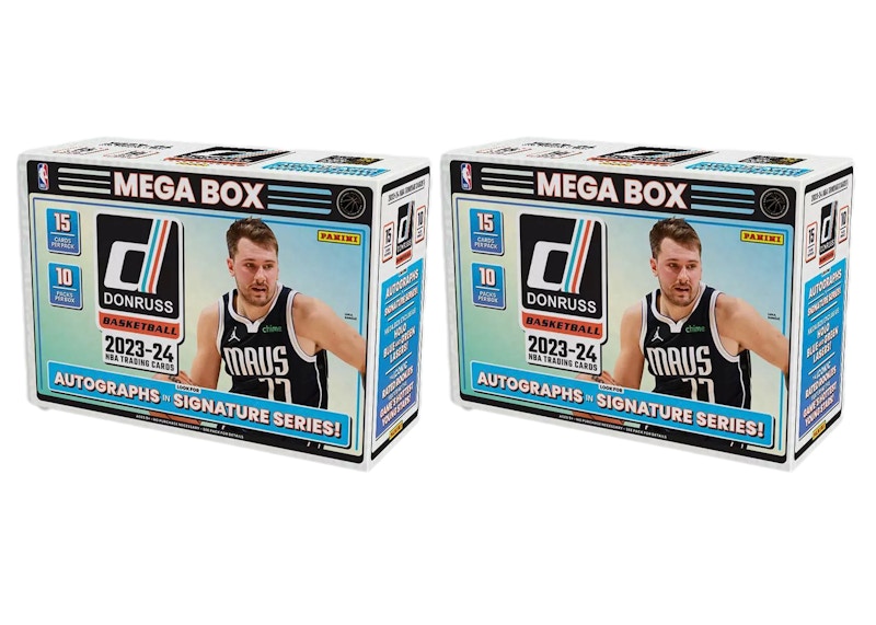 2023 Panini Donruss Basketball Mega Box (Blue and Green Laser) 2x Lot 2023 US