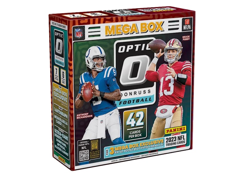 2023 Panini Donruss Optic Football Mega Box (Blue Hyper Parallels 