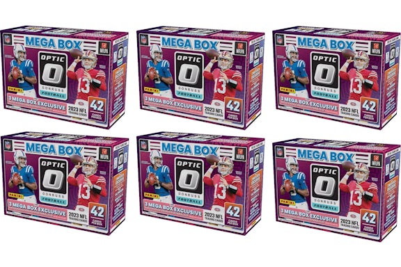 2023 Panini Donruss Optic Football Mega Box (Green Hyper Parallels) 6x Lot